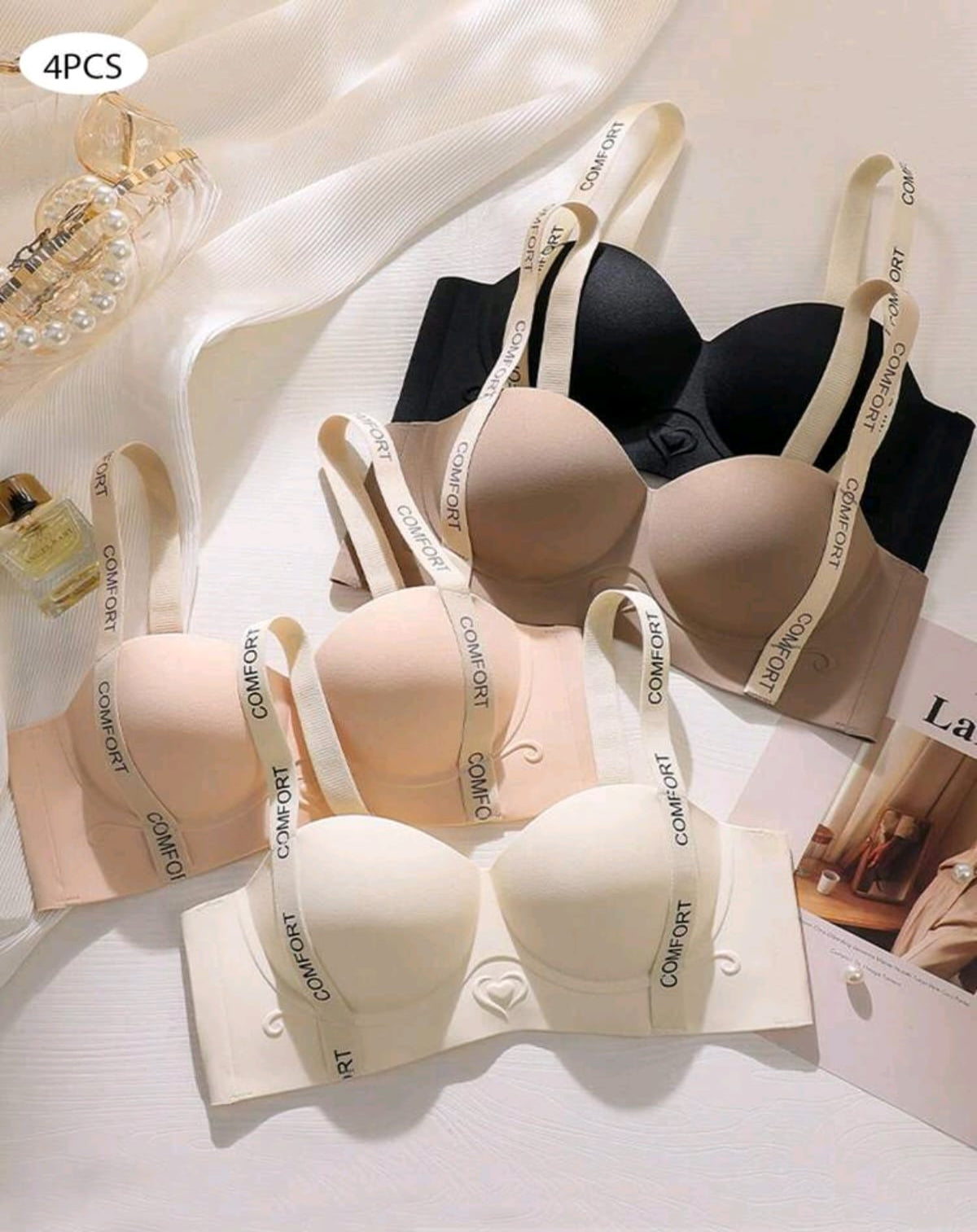 Sostén sin aros push up